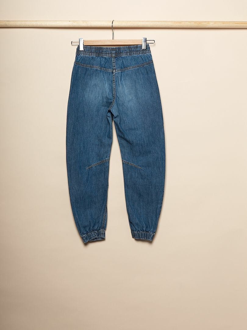 Slitstarka barnjeans, Loose fit, Stl 134