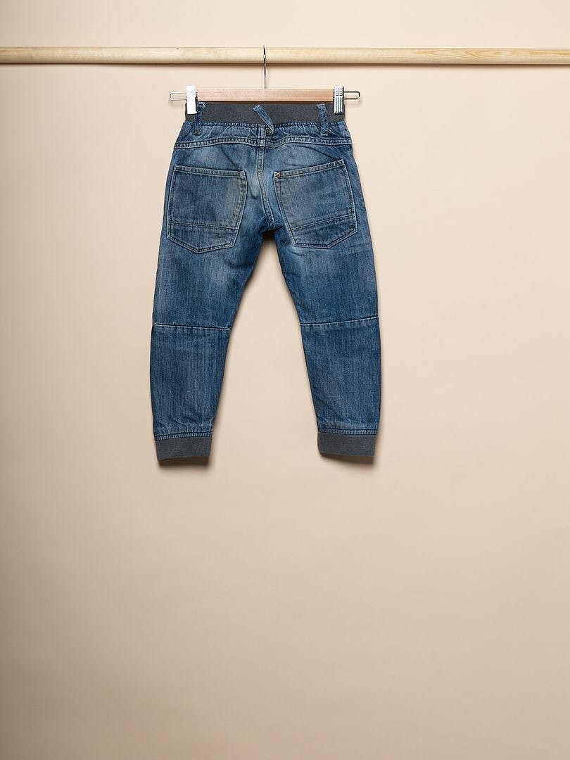 Slitstarka barnjeans, Loose fit, Stl 116