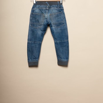 Slitstarka barnjeans, Loose fit, Stl 116