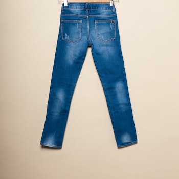 Slitstarka barnjeans, Slim fit, Stl 128