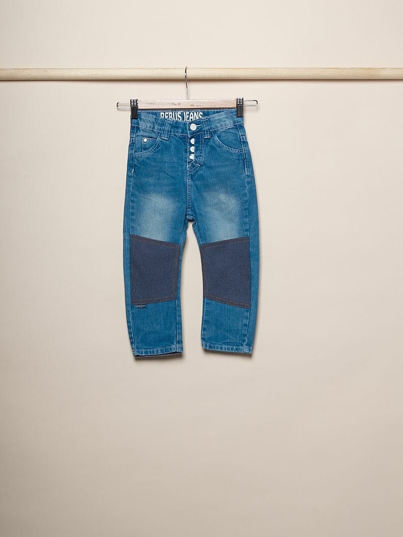 Slitstarka barnjeans, Regular fit, Stl 104