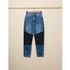 Slitstarka barnjeans, Loose fit, Stl 140