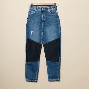 Slitstarka barnjeans, Loose fit, Stl 140