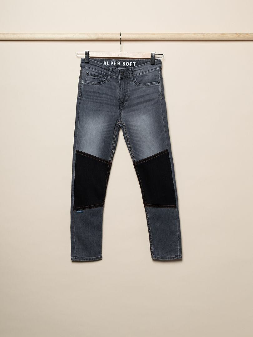 Slitstarka barnjeans, Slim fit, Stl 140