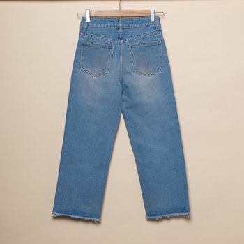 Slitstarka barnjeans, Loose fit, Stl 140