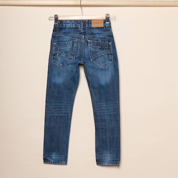 Exklusiva designade remake barnjeans, Slim fit, Stl 122