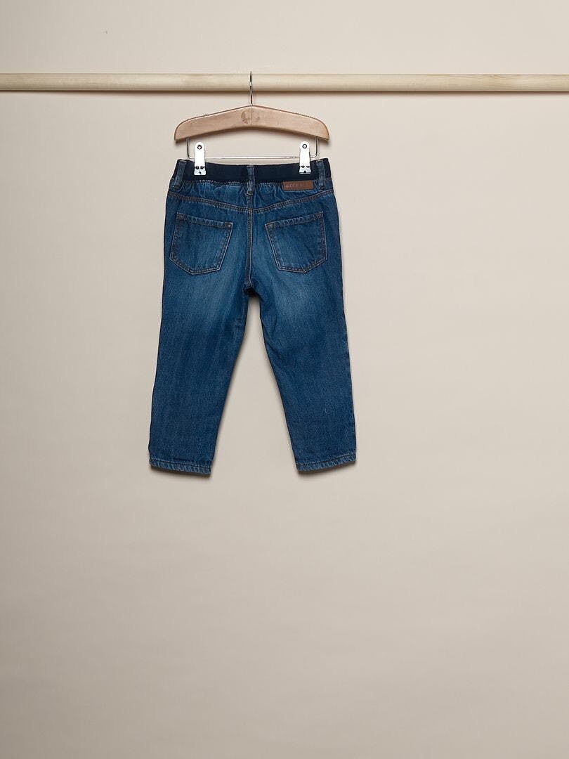 Slitstarka barnjeans, Loose fit, Stl 92