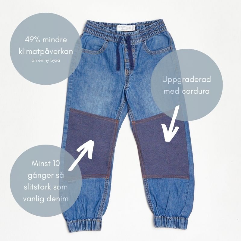 Hållbara och slitstarka jeans för barncta image