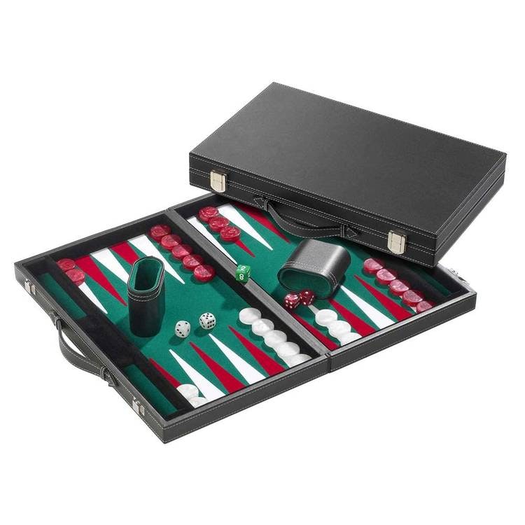 Backgammon Medium Green