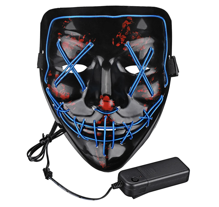 El Wire Purge LED Mask