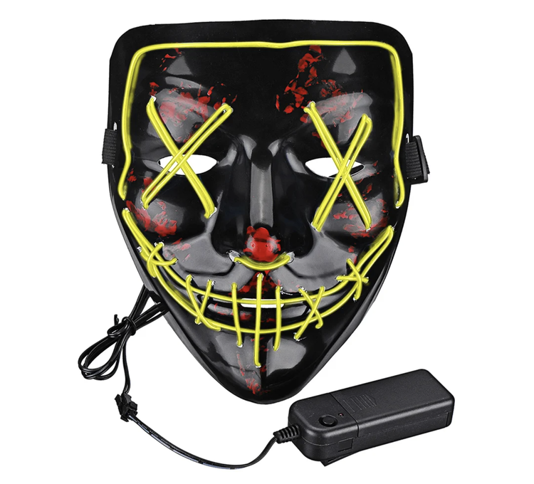 El Wire Purge LED Mask