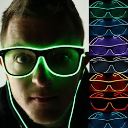El Wire LED Glasögon