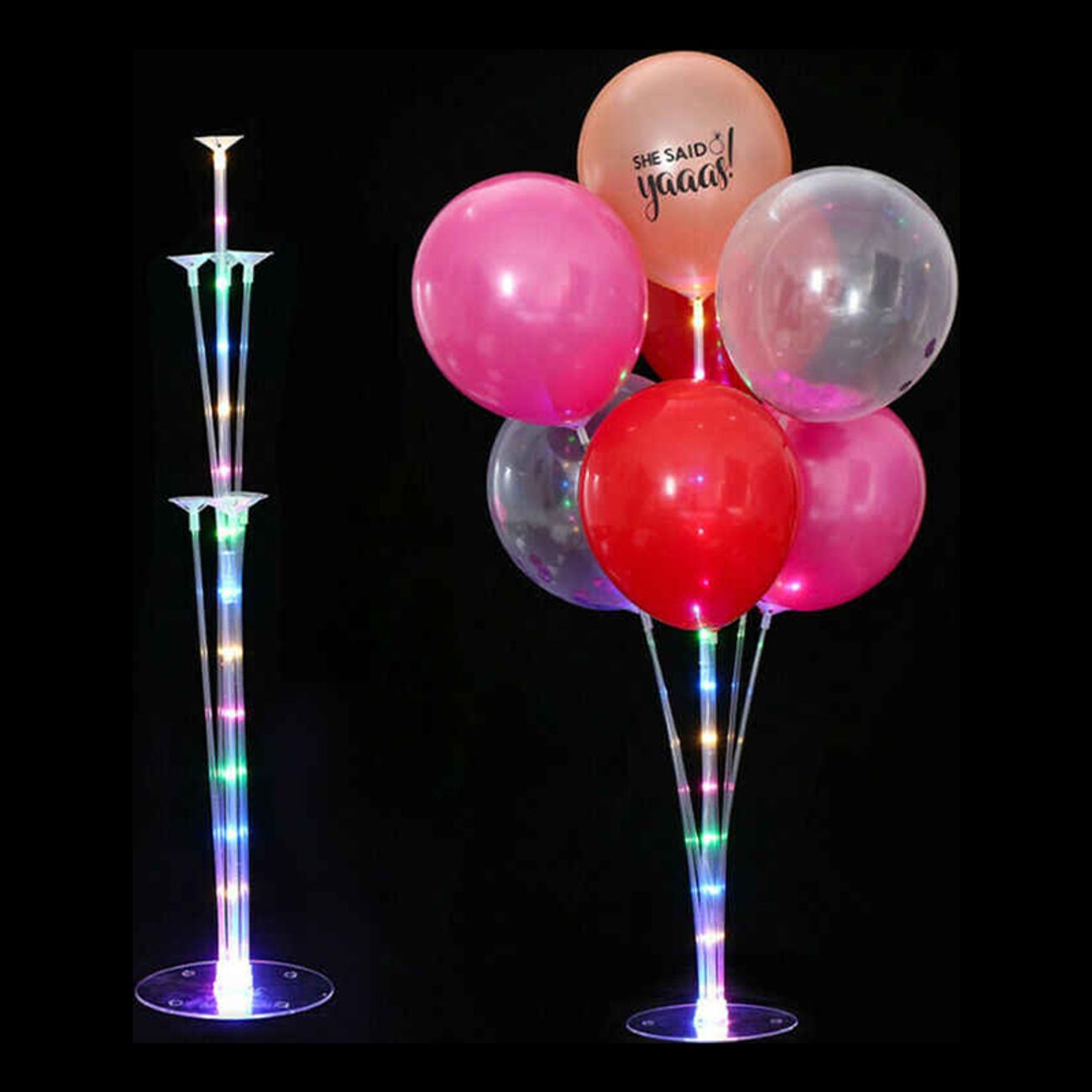 Ballongställ med LED