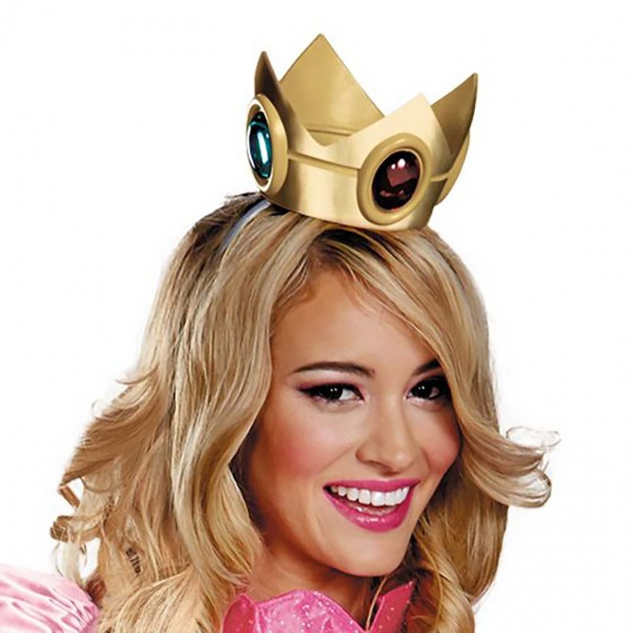 Prinsessan Peach Deluxe Maskeraddräkt