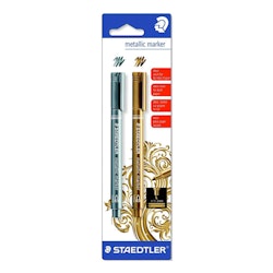 Metallpenna Guld & Silver