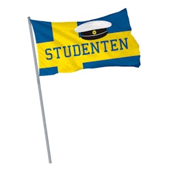 Sverigeflagga Studenten Stor