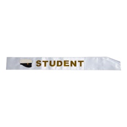 Ordensband Student Guld Metallic