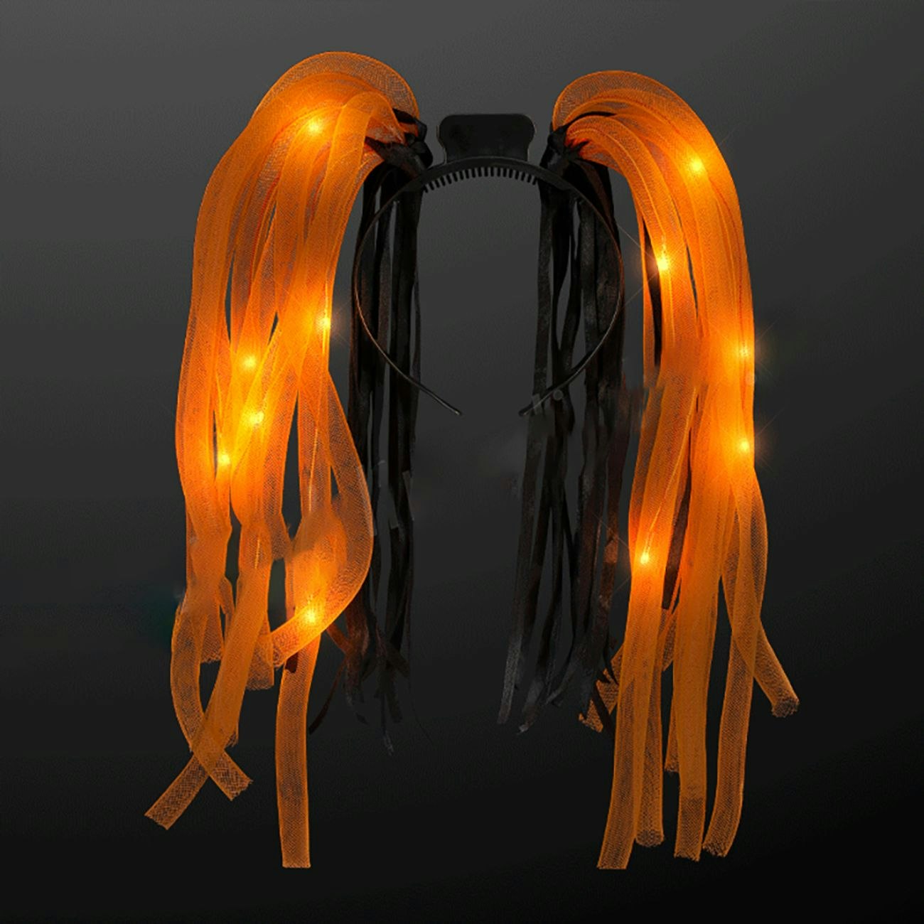 LED Diadem med Dreadlocks