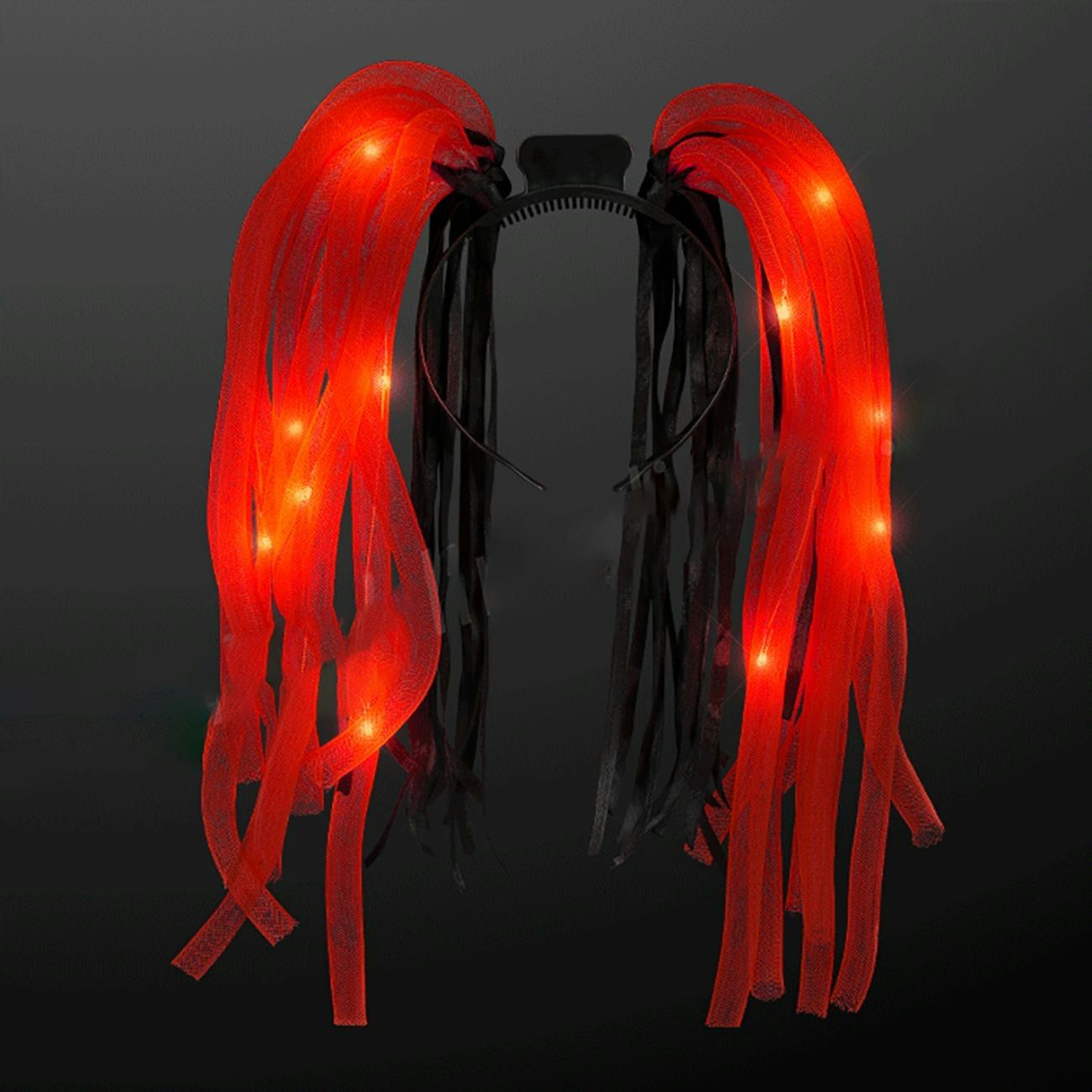 LED Diadem med Dreadlocks