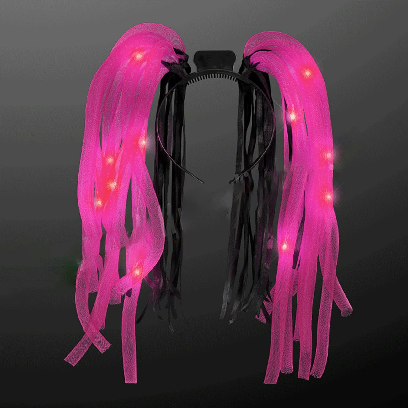 LED Diadem med Dreadlocks