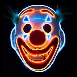 El Wire Clown Mask