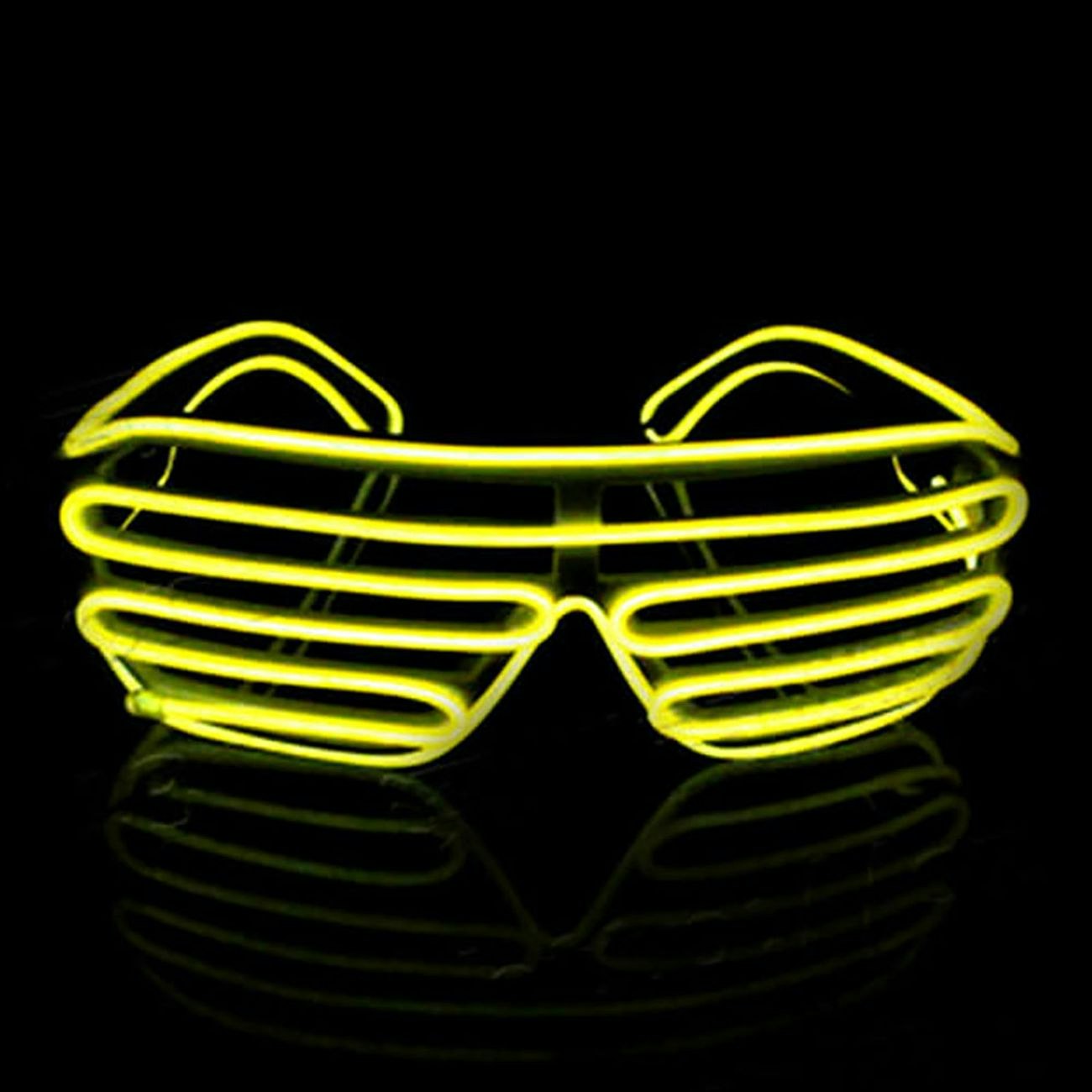 El Wire LED Glasögon Shutter