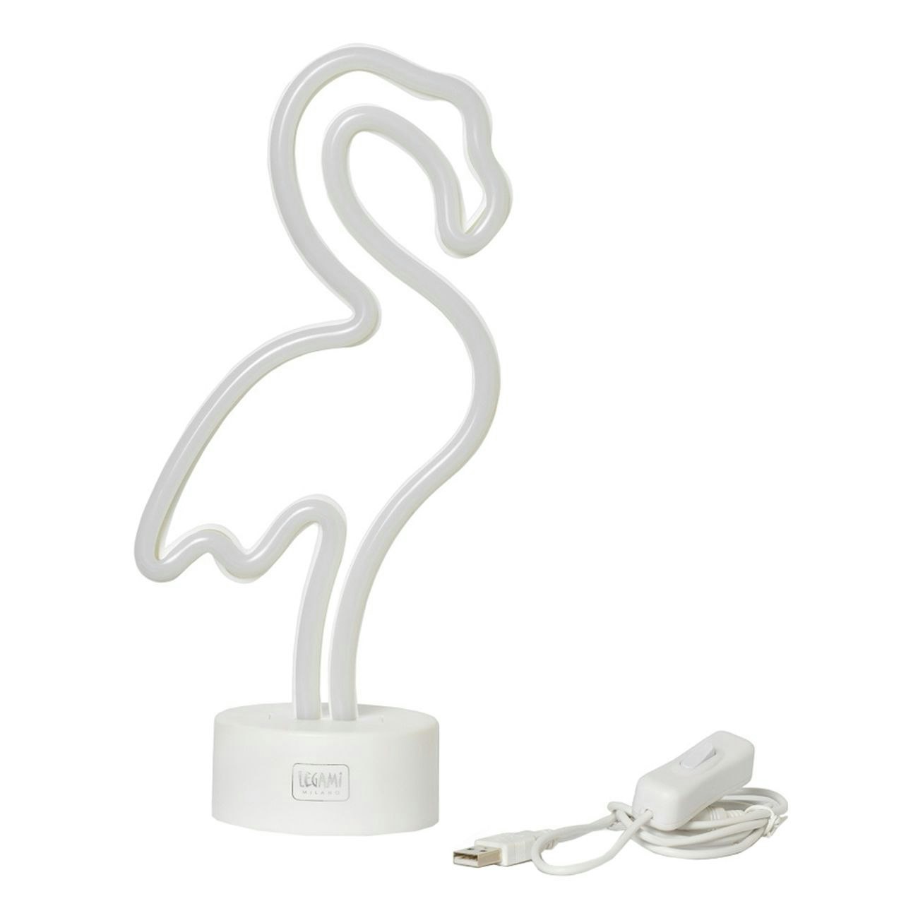 LED-Lampa Flamingo med Neon-effekt