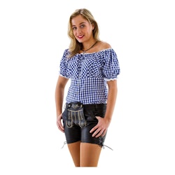 Oktoberfest Blus Vit/Blå