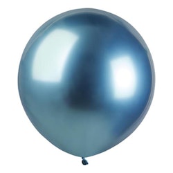 Ballonger Krom Blå Stora