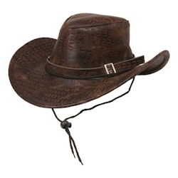 Cowboyhatt Brun