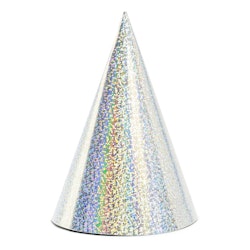 Partyhattar Holografiska Silver