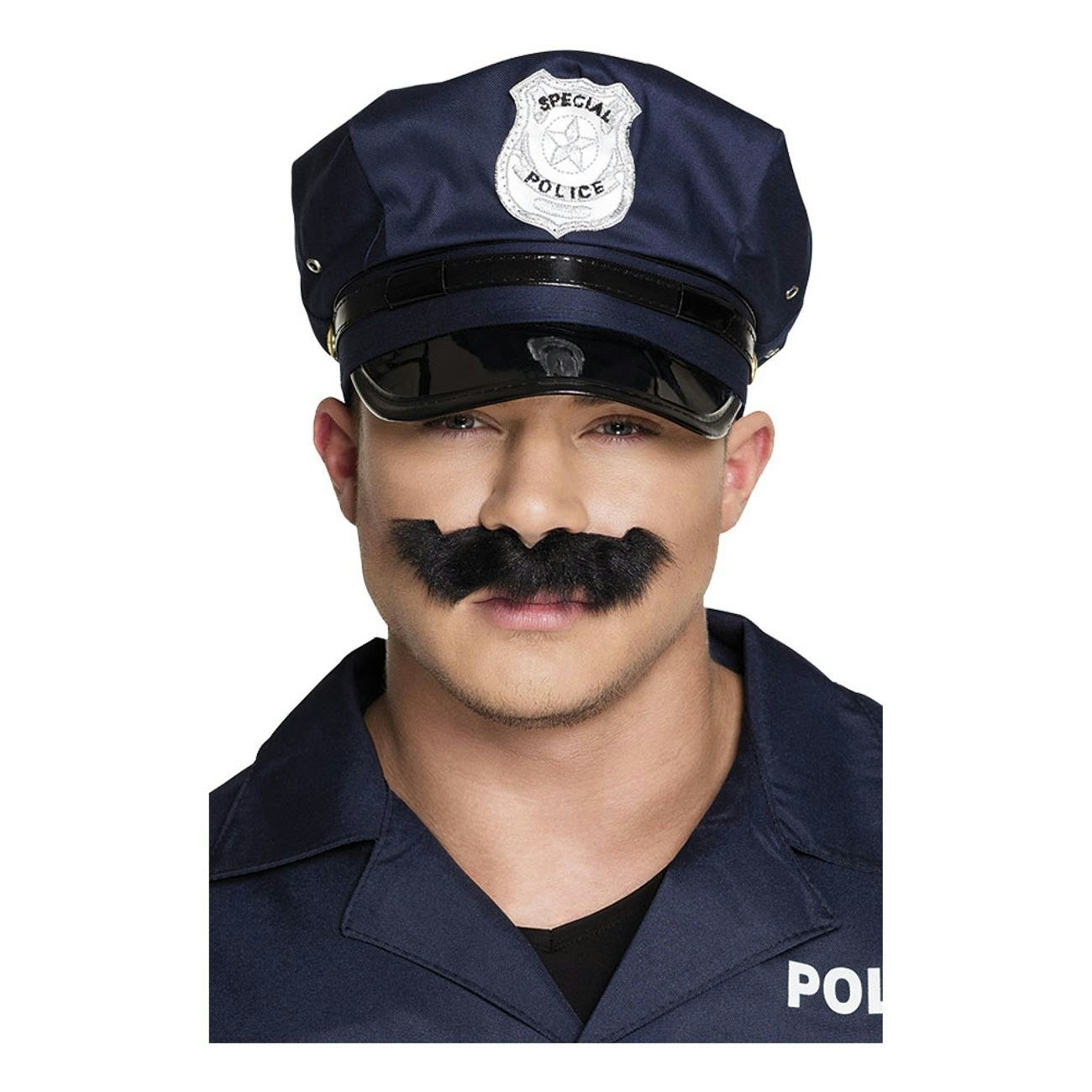 Polis Mustasch Svart