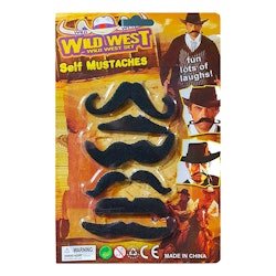 Vilda Västern Cowboy Mustascher