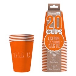 Partycups Papper Orange