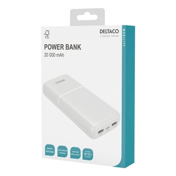 Kraftfull Deltaco Pocket Powerbank