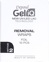 Depend Gel iQ Removal Wraps Foil 10 pcs