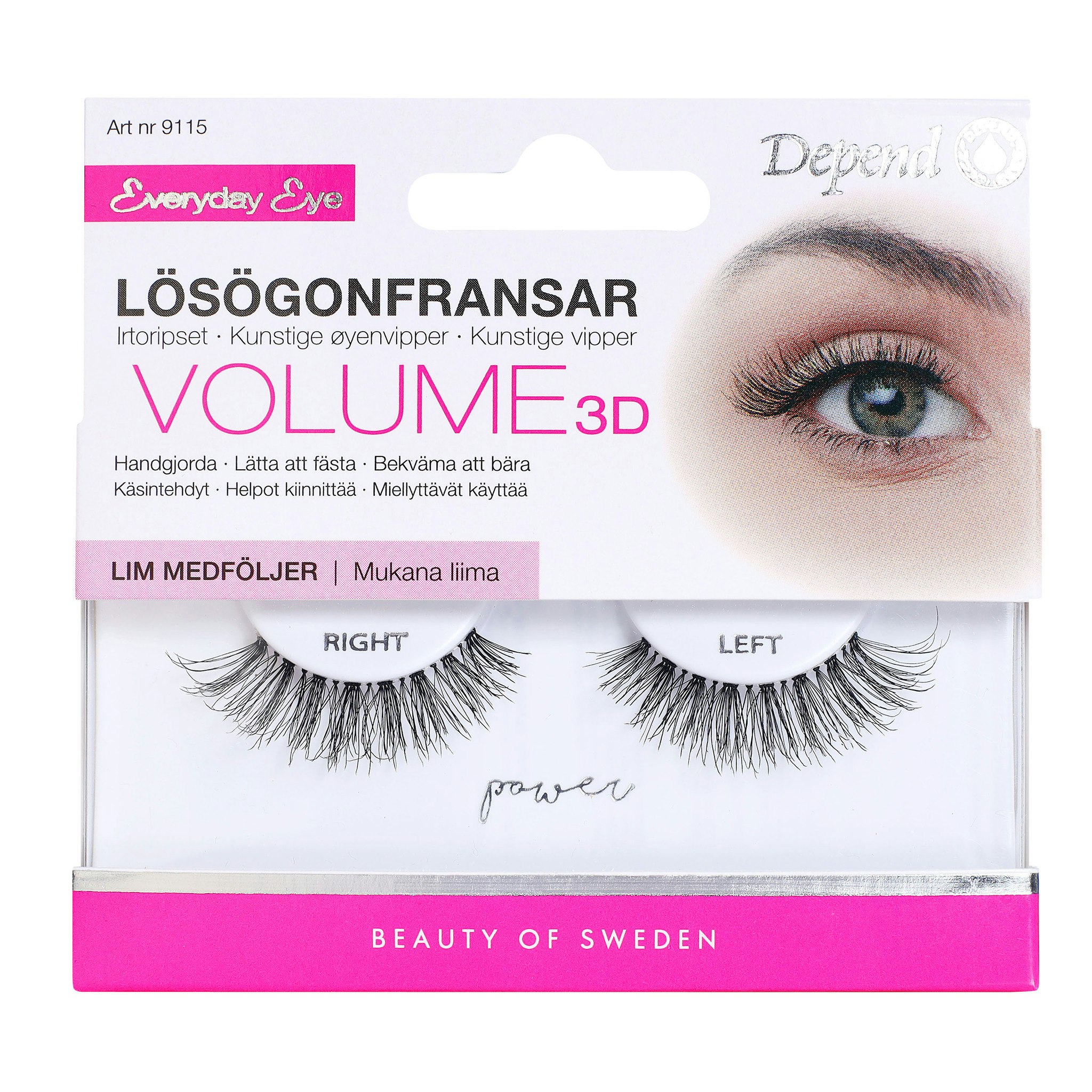 Depend Everyday Eye False Lashes Power