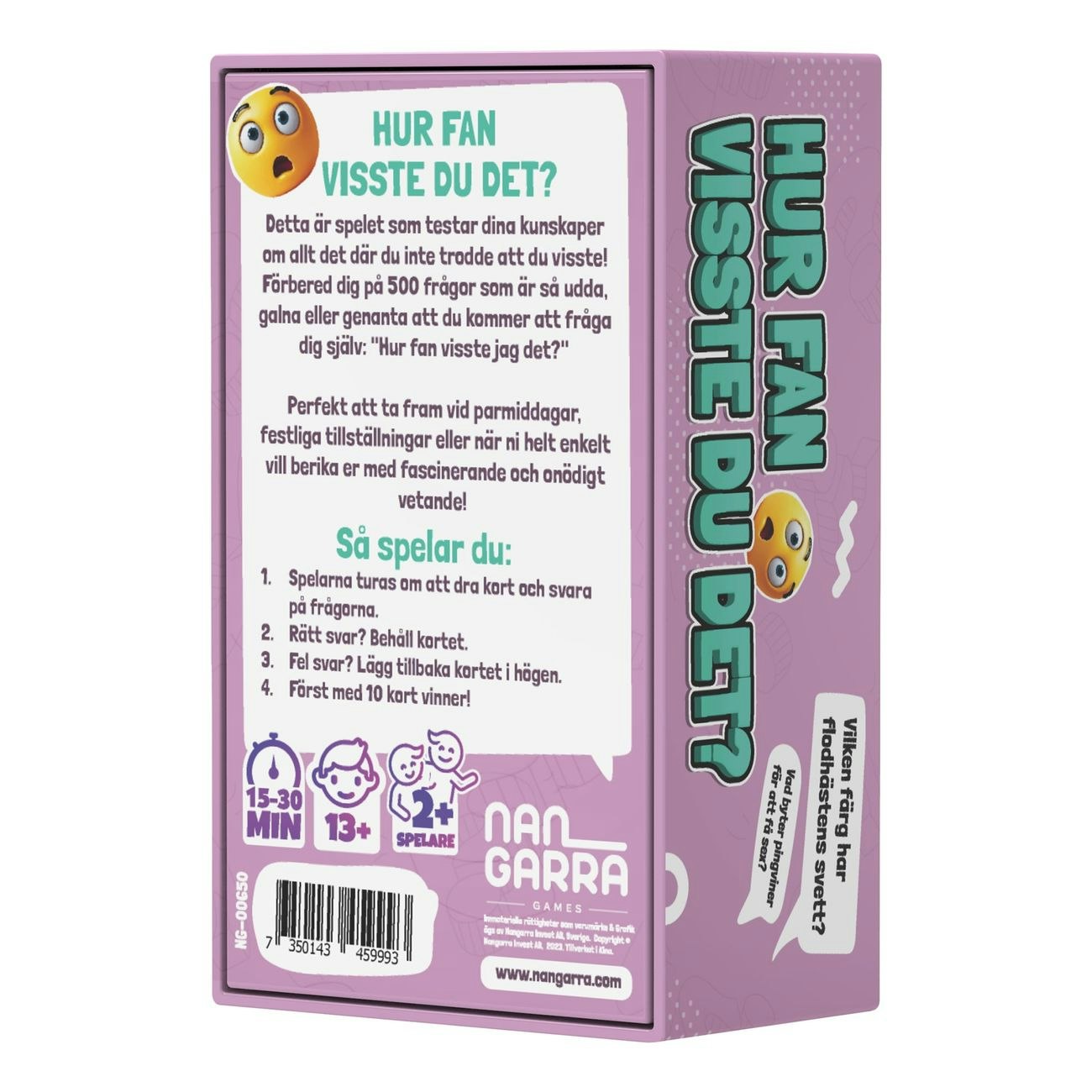 Hur Fan Visste Du det? Frågespel