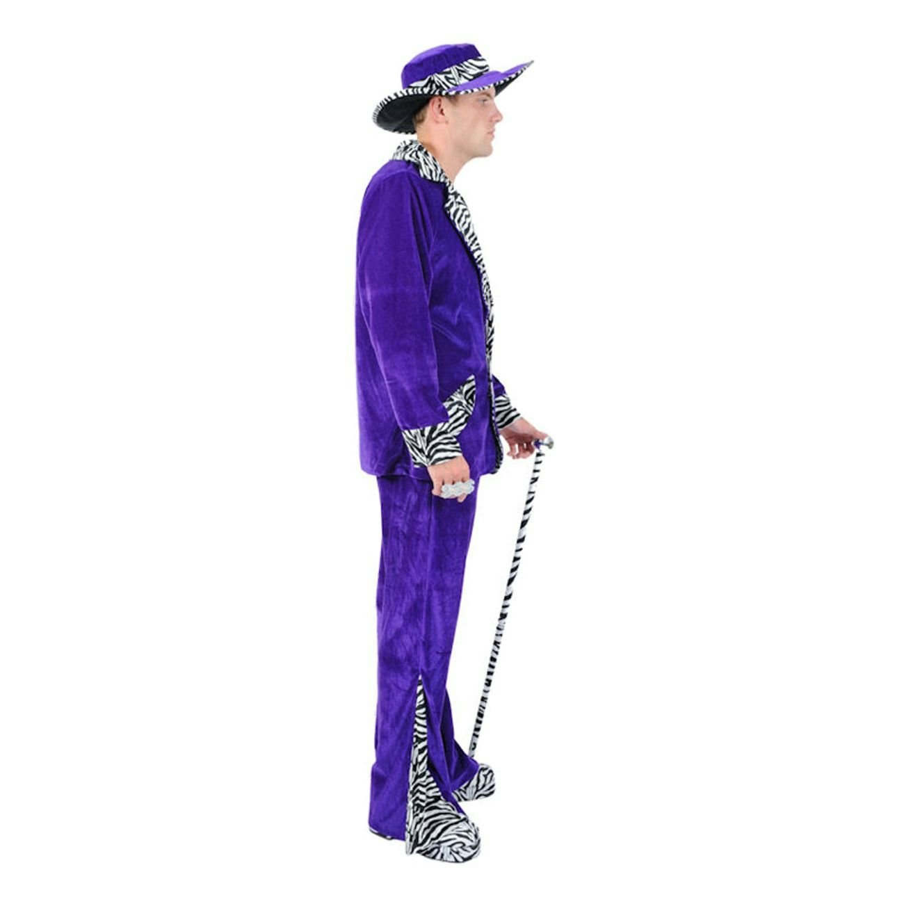 Pimp Lila Maskeraddräkt