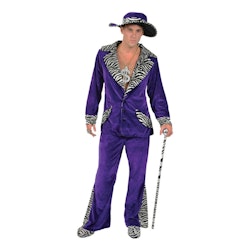 Pimp Lila Maskeraddräkt