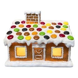 Pepparkakshus med LED