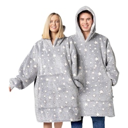 HappyHoodie Grå Självlysande Stjärnor