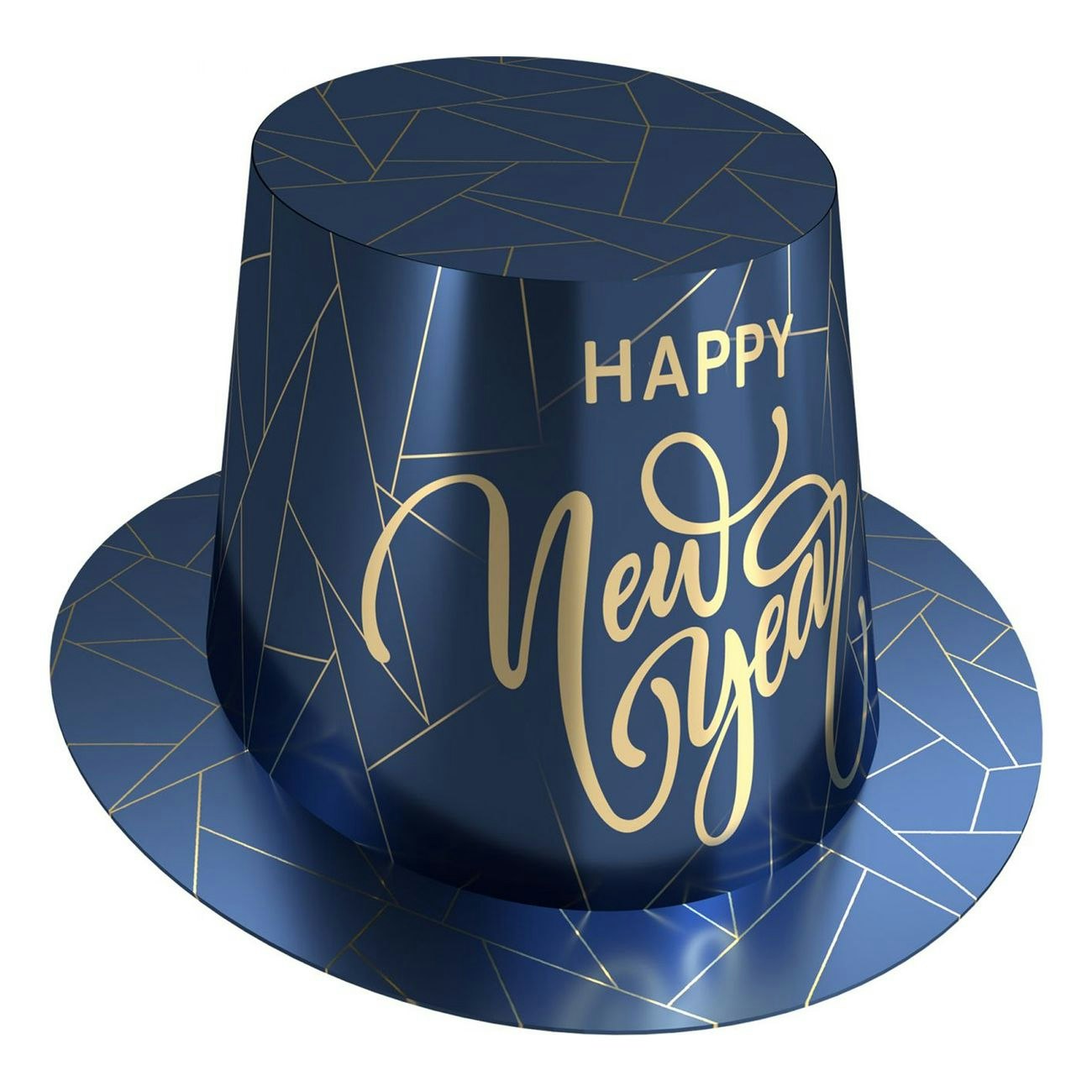 Höghatt Happy New Year Blå