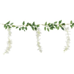 Girlang Wisteria med Blommor