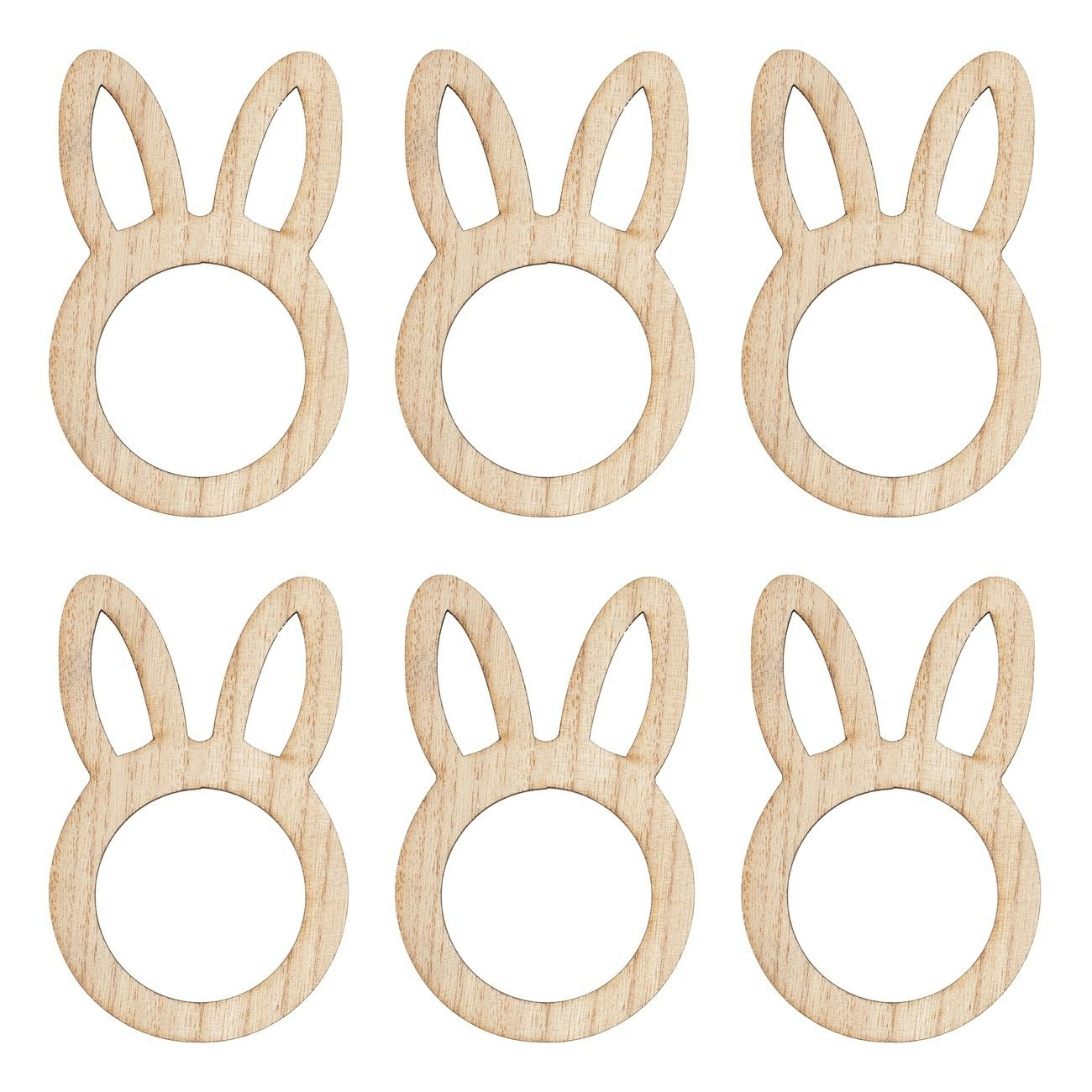 Servettringar Easter Bunny i Trä