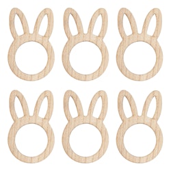 Servettringar Easter Bunny i Trä
