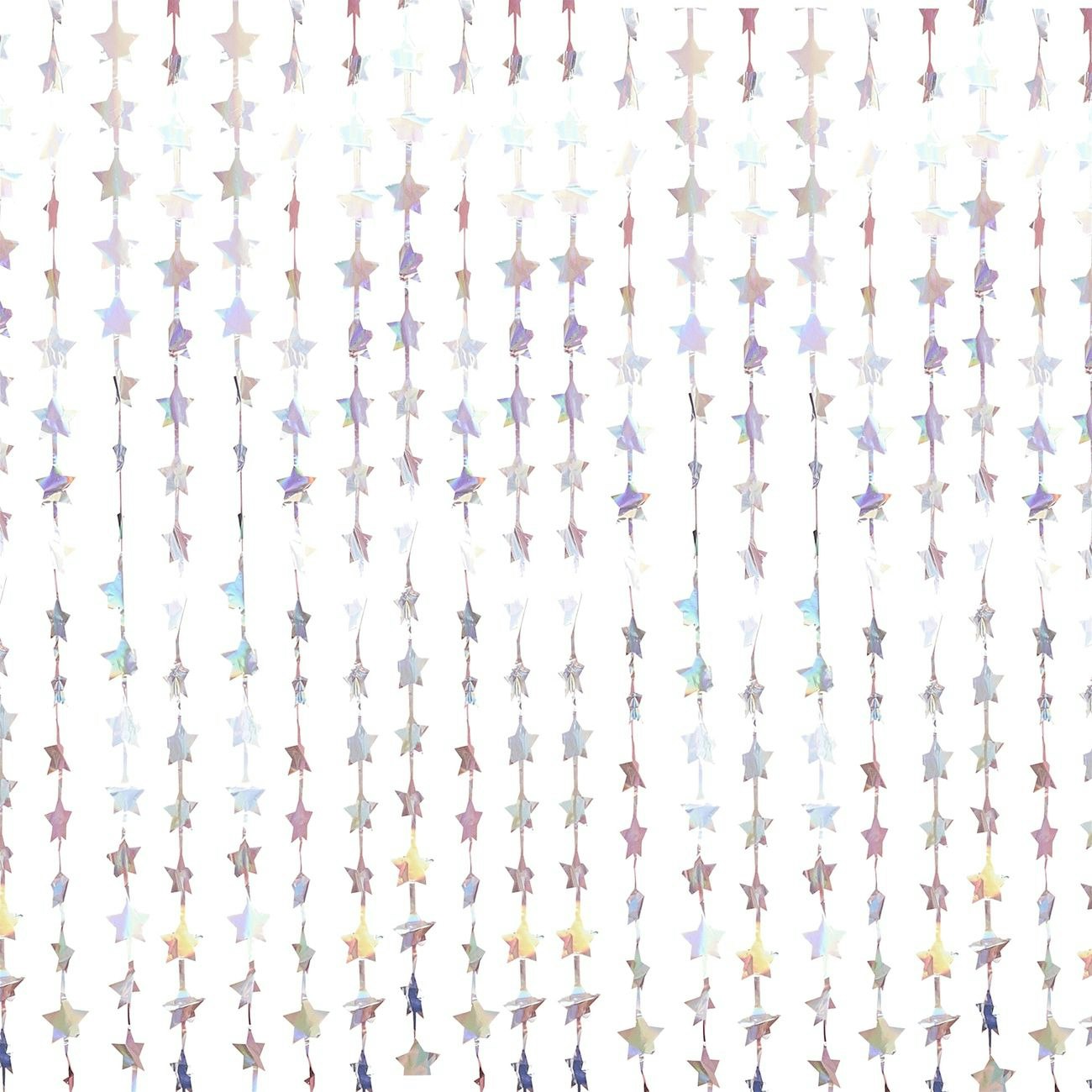 Backdrop Iridescent Stjärnor