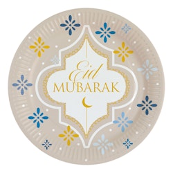 Papperstallrikar Eid Mubarak