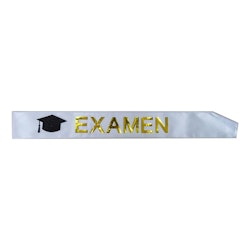 Ordensband Examen Guld Metallic