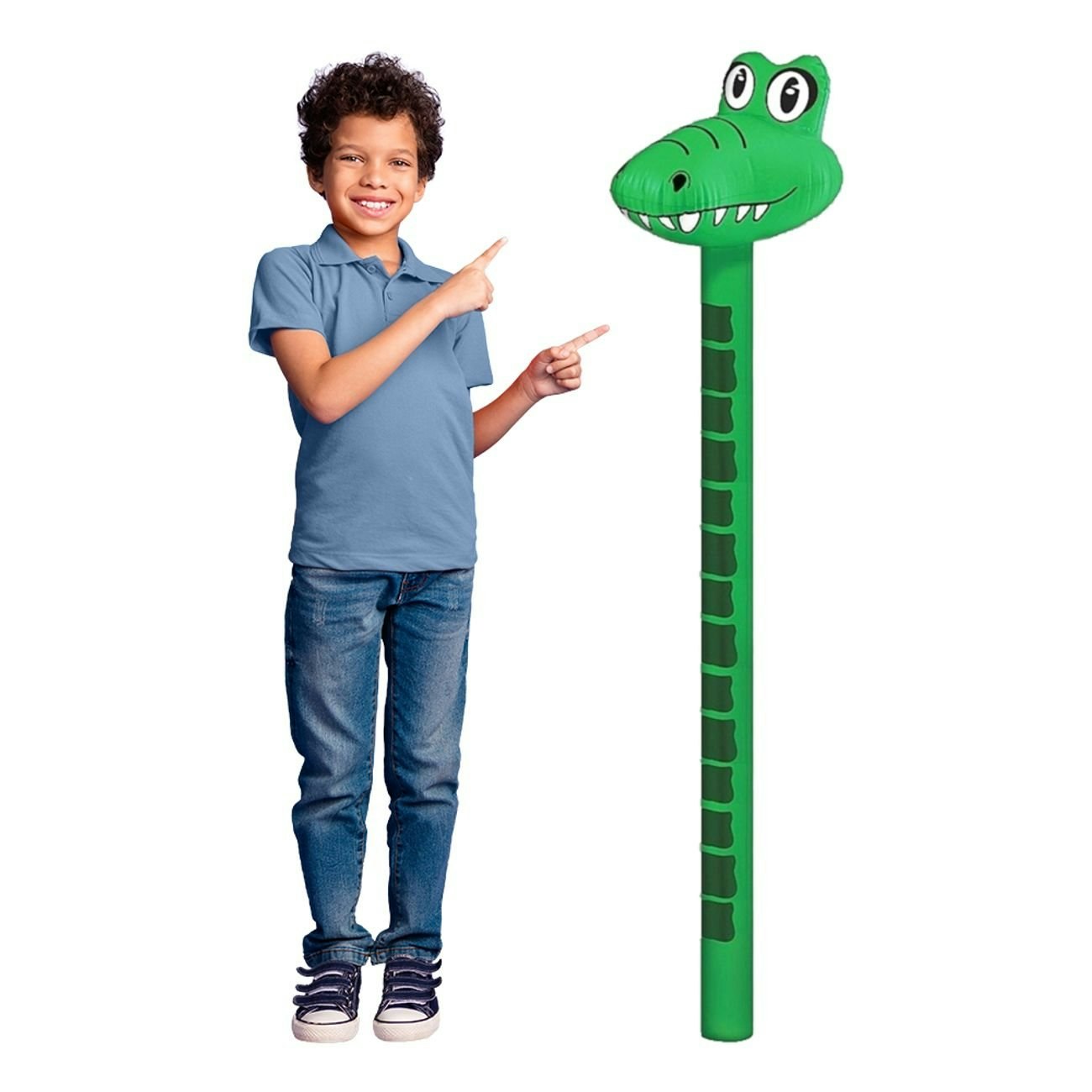 Inflatimals Uppblåsbar Krokodil